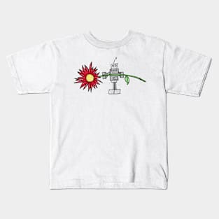 Here, take this flower Kids T-Shirt